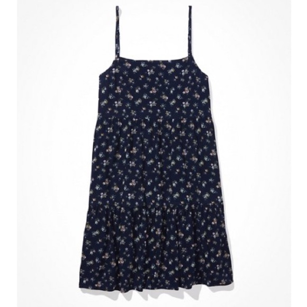 AE Square-neck Babydoll Mini Dress